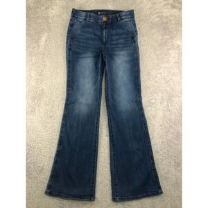 Democracy Jeans Women 6 (28x31) Blue Bootcut Skyrise Double Side Seam